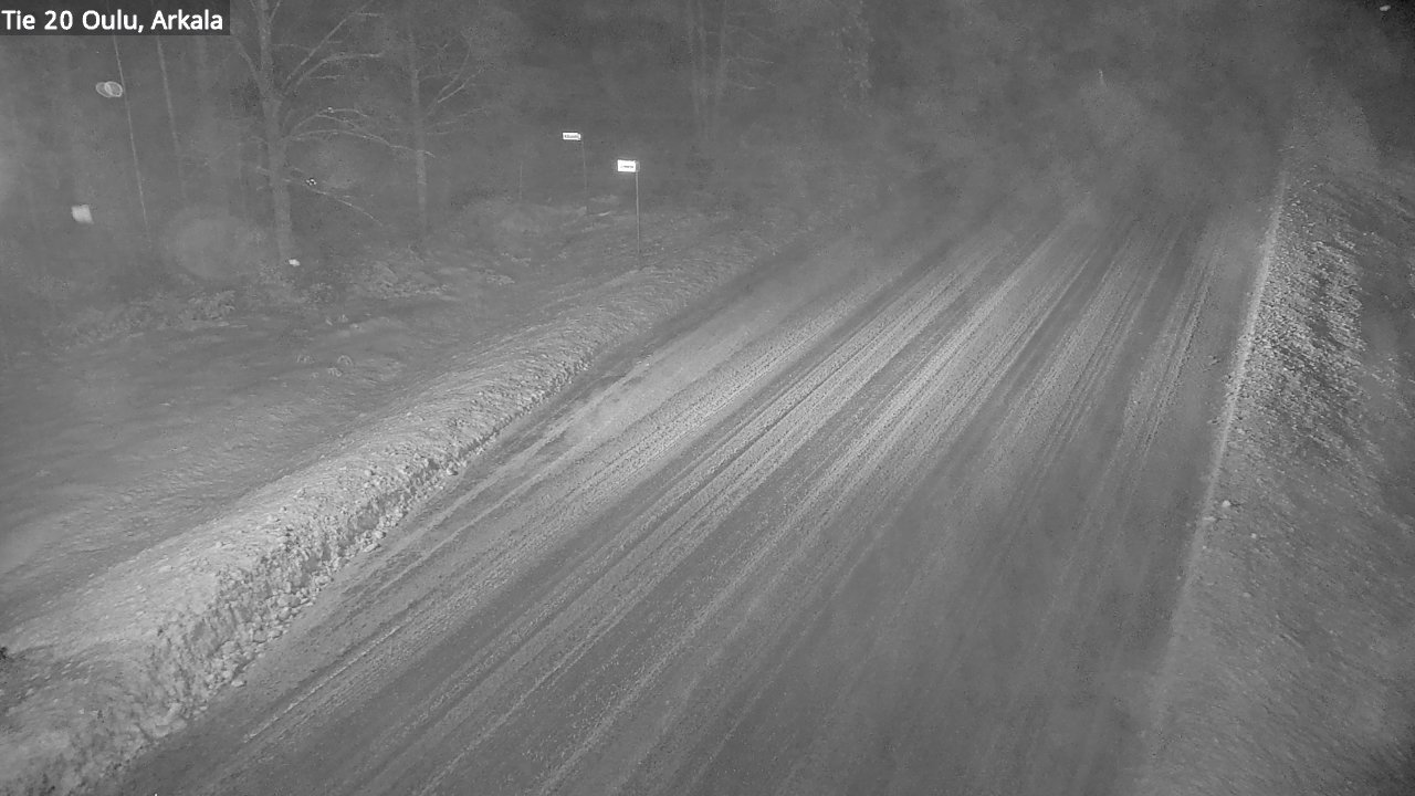 Weather Camera Image Väg 20 Oulu, Arkala, Oulu, Pohjois-Pohjanmaa