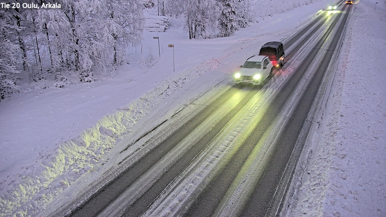 Weather Camera Image Road 20 Oulu, Arkala, Oulu, Pohjois-Pohjanmaa