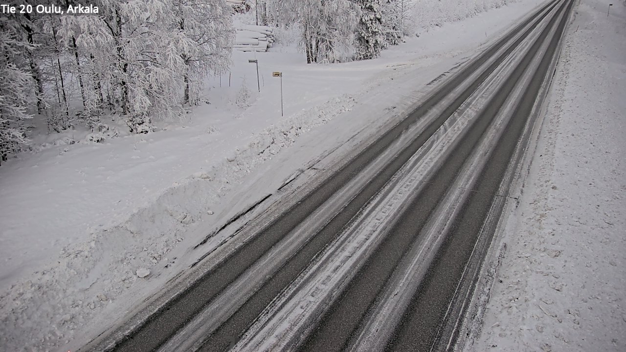 Weather Camera Image Road 20 Oulu, Arkala, Oulu, Pohjois-Pohjanmaa