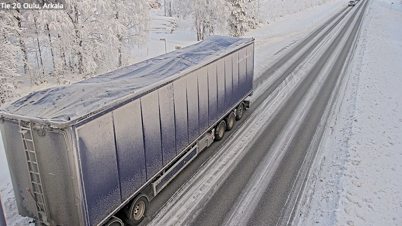 Weather Camera Image Road 20 Oulu, Arkala, Oulu, Pohjois-Pohjanmaa