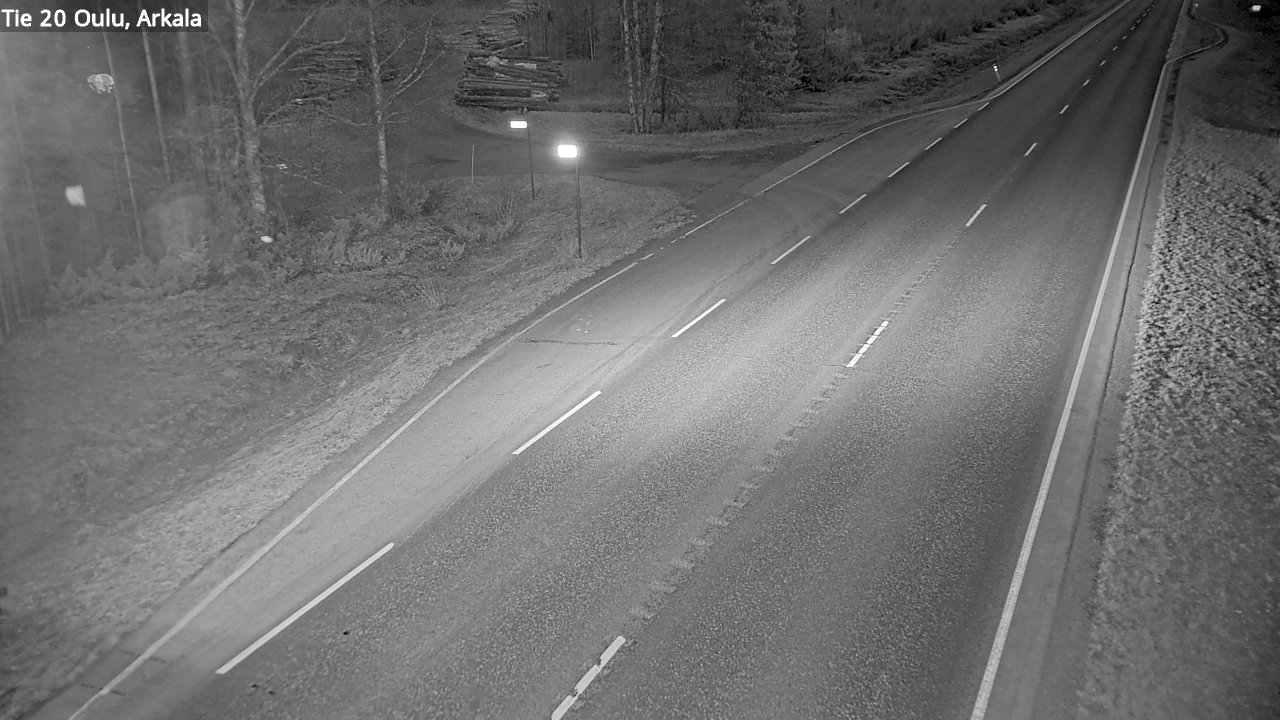 Weather Camera Image Väg 20 Oulu, Arkala, Oulu, Pohjois-Pohjanmaa
