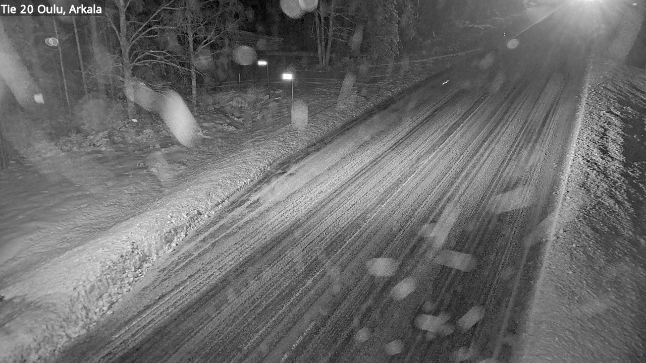 Weather Camera Image Väg 20 Oulu, Arkala, Oulu, Pohjois-Pohjanmaa