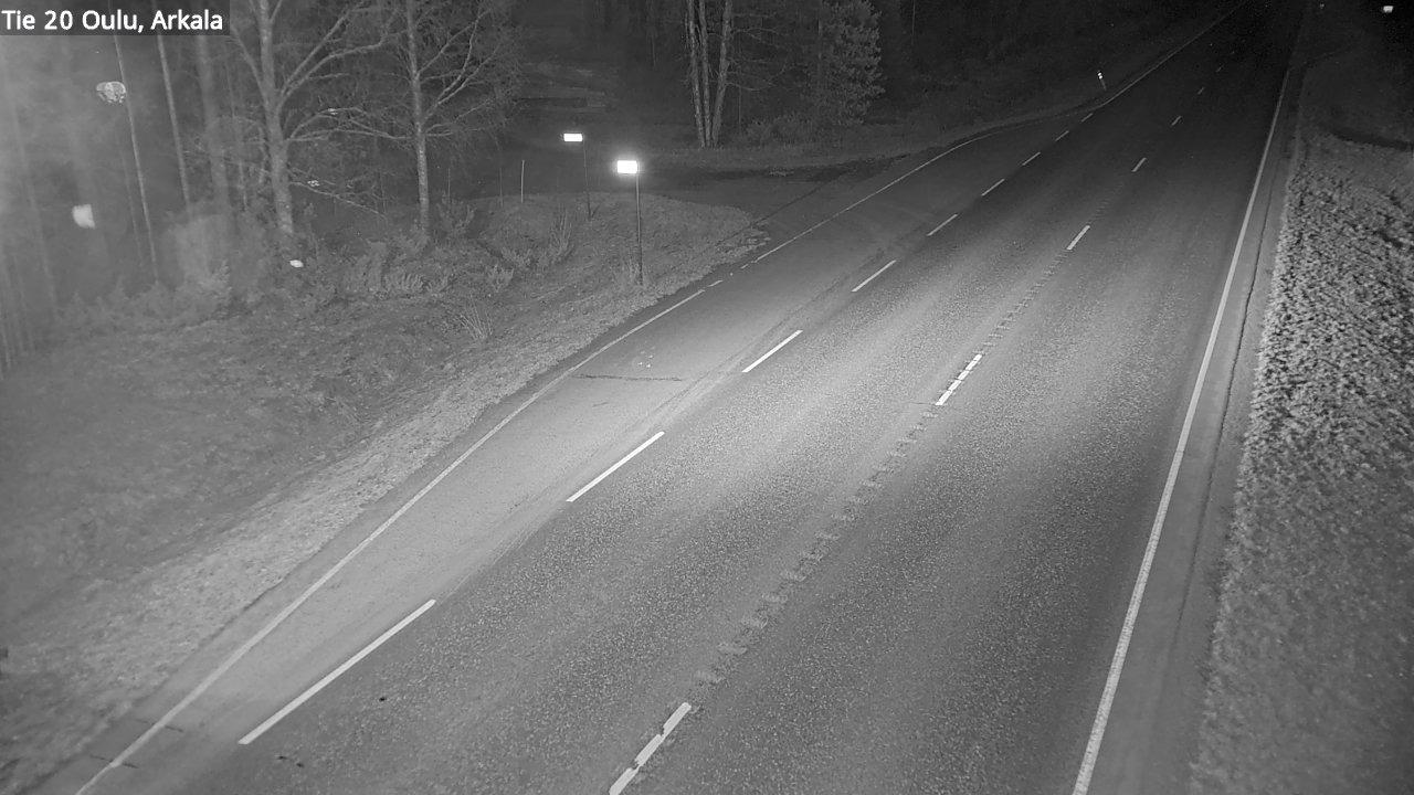 Weather Camera Image Road 20 Oulu, Arkala, Oulu, Pohjois-Pohjanmaa