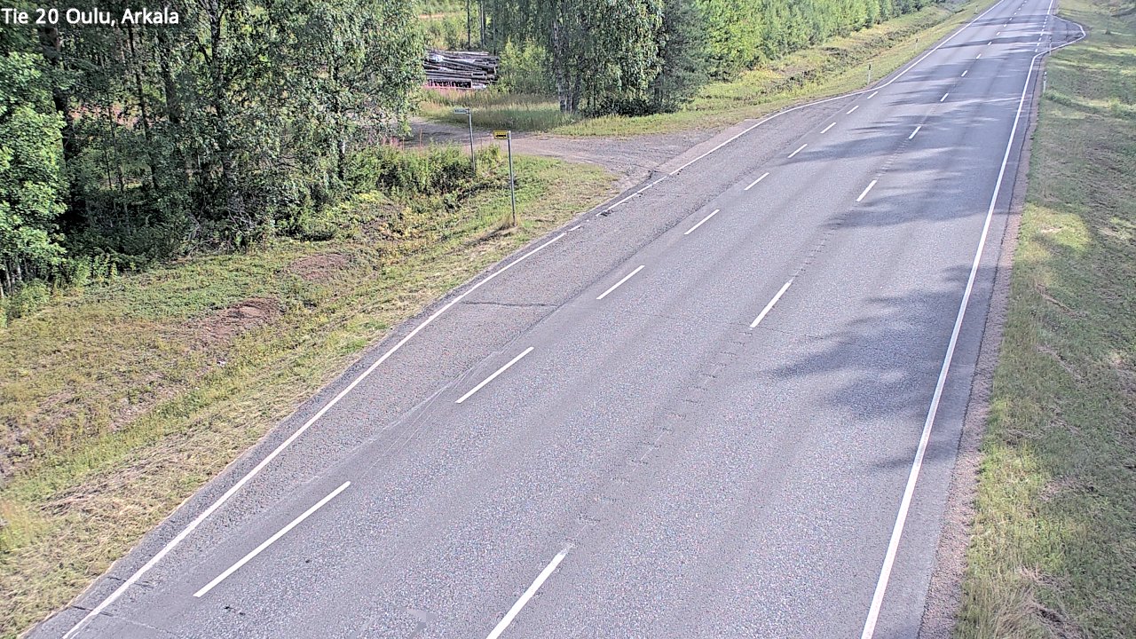 Weather Camera Image Road 20 Oulu, Arkala, Oulu, Pohjois-Pohjanmaa