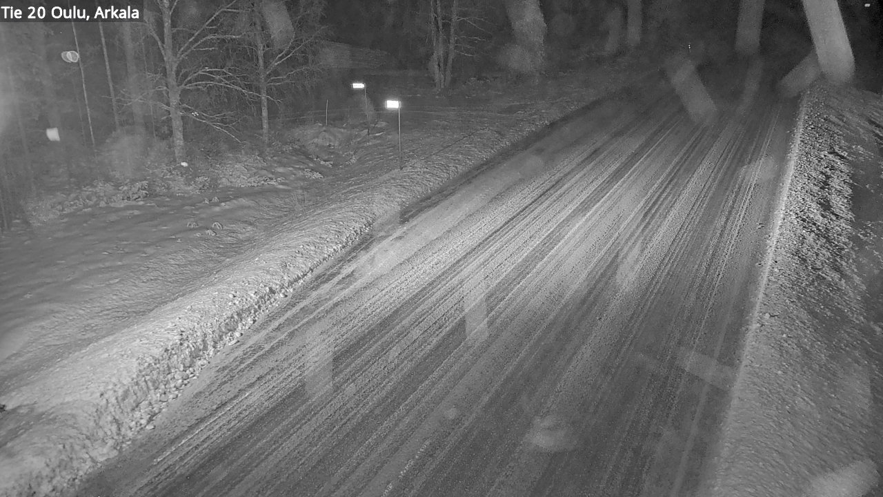 Weather Camera Image Väg 20 Oulu, Arkala, Oulu, Pohjois-Pohjanmaa