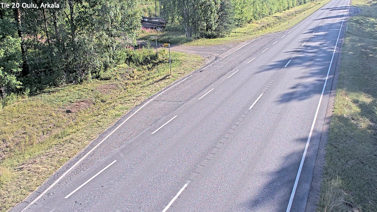 Weather Camera Image Road 20 Oulu, Arkala, Oulu, Pohjois-Pohjanmaa