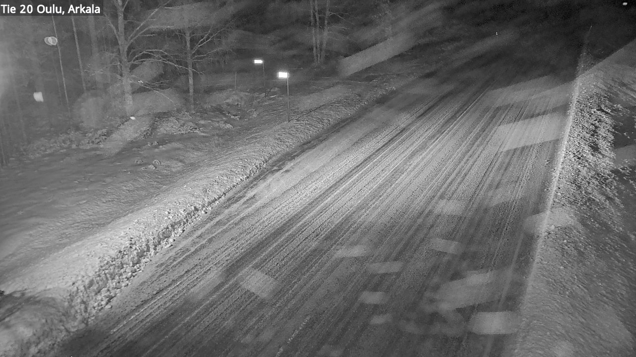 Weather Camera Image Väg 20 Oulu, Arkala, Oulu, Pohjois-Pohjanmaa