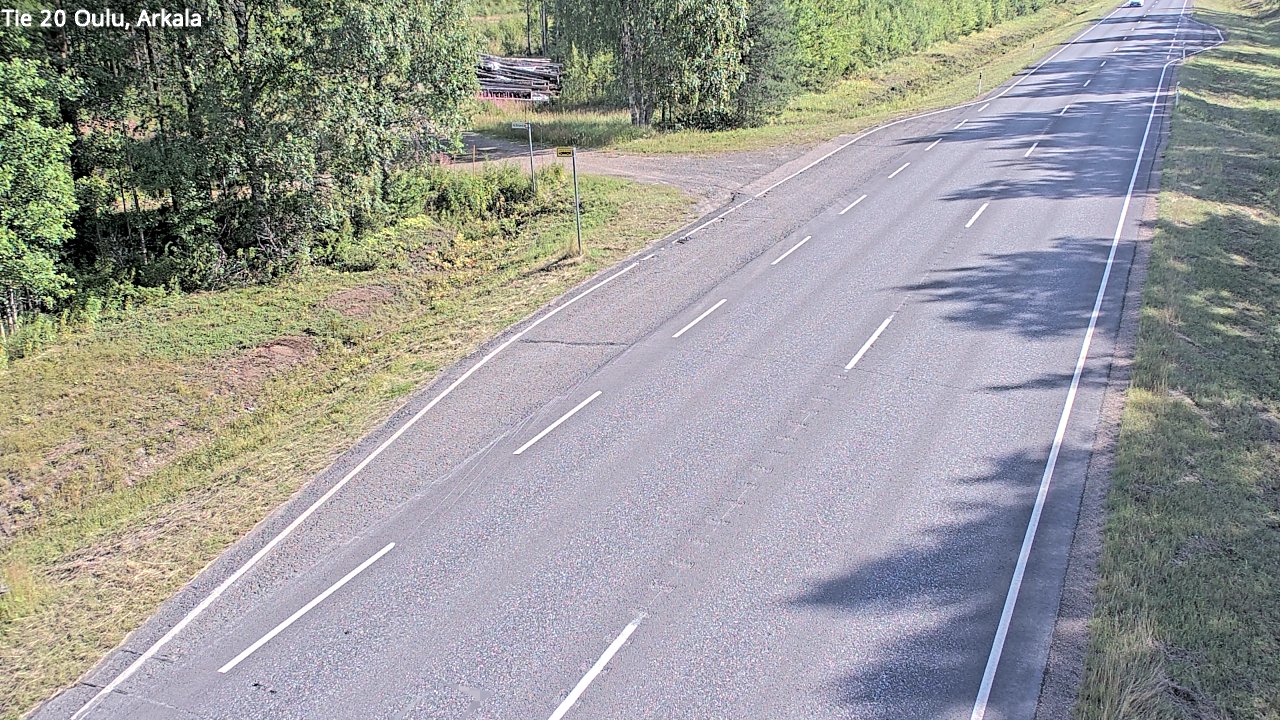Weather Camera Image Road 20 Oulu, Arkala, Oulu, Pohjois-Pohjanmaa