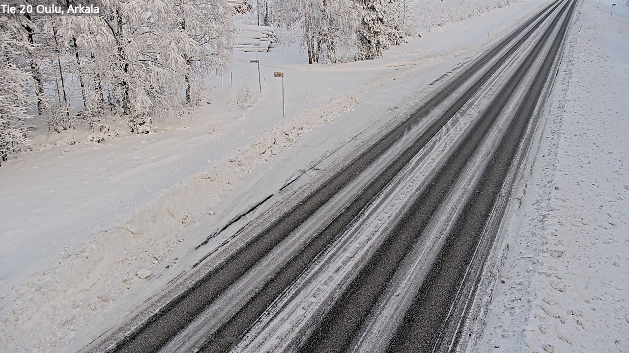 Weather Camera Image Road 20 Oulu, Arkala, Oulu, Pohjois-Pohjanmaa