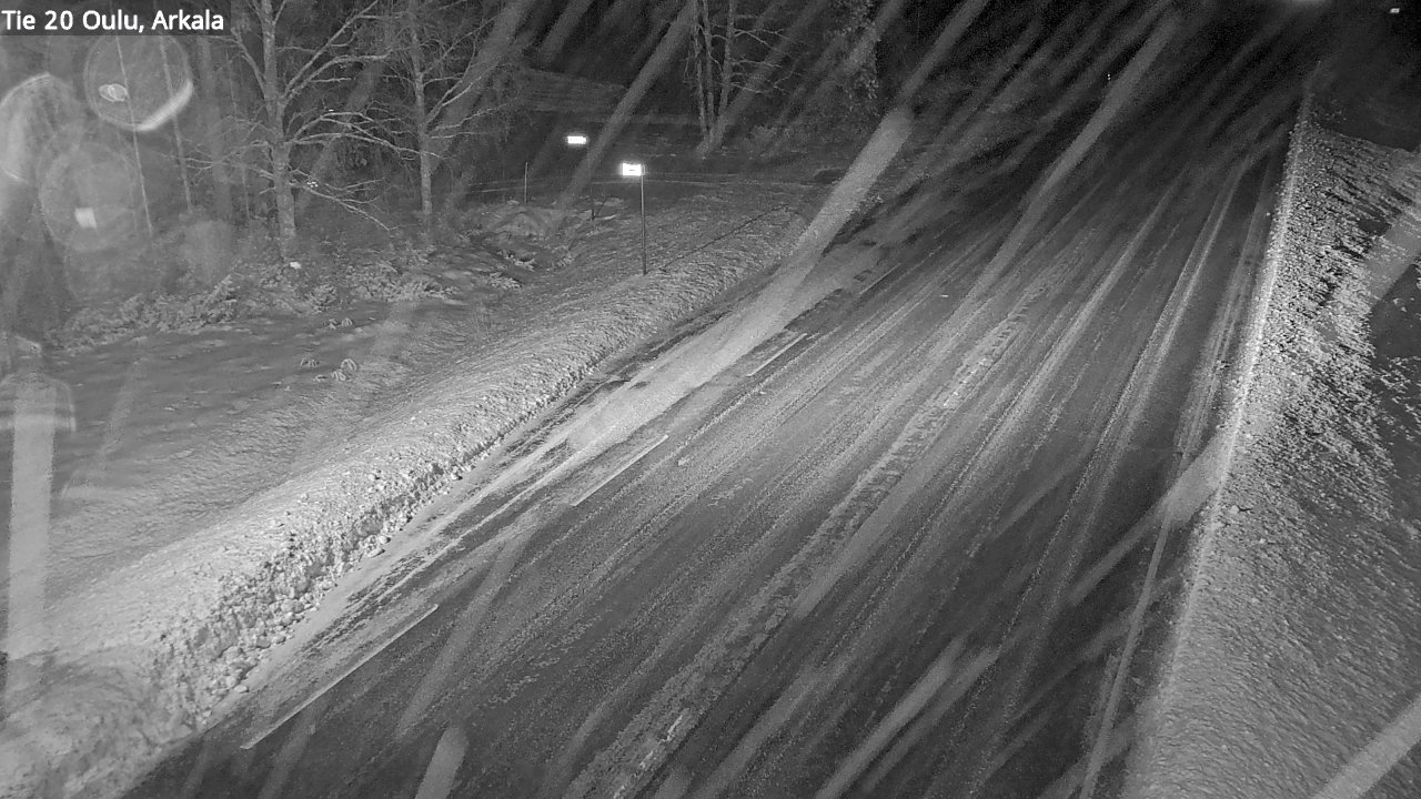 Weather Camera Image Väg 20 Oulu, Arkala, Oulu, Pohjois-Pohjanmaa