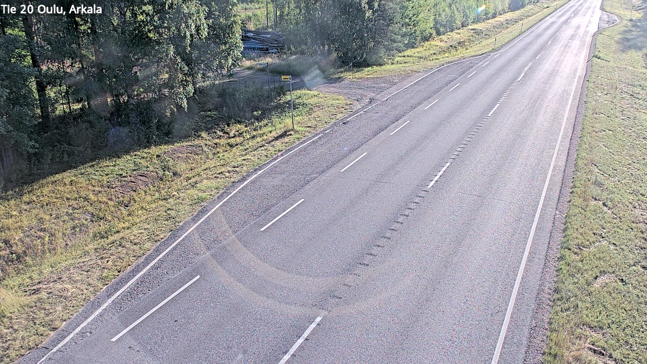 Weather Camera Image Road 20 Oulu, Arkala, Oulu, Pohjois-Pohjanmaa