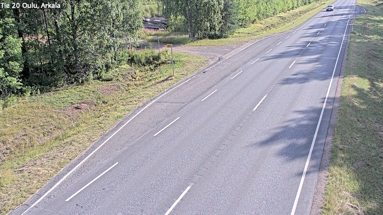 Weather Camera Image Road 20 Oulu, Arkala, Oulu, Pohjois-Pohjanmaa