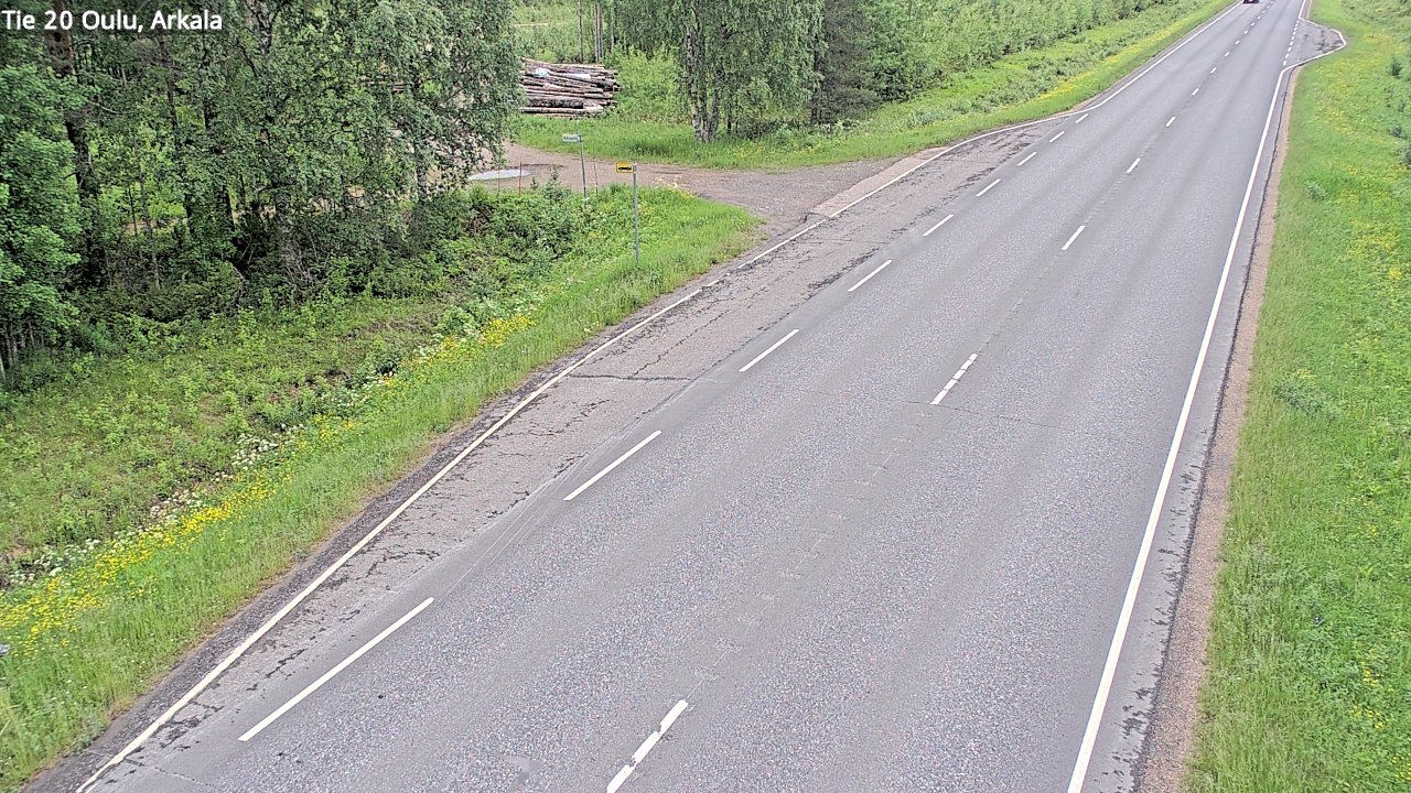 Weather Camera Image Road 20 Oulu, Arkala, Oulu, Pohjois-Pohjanmaa