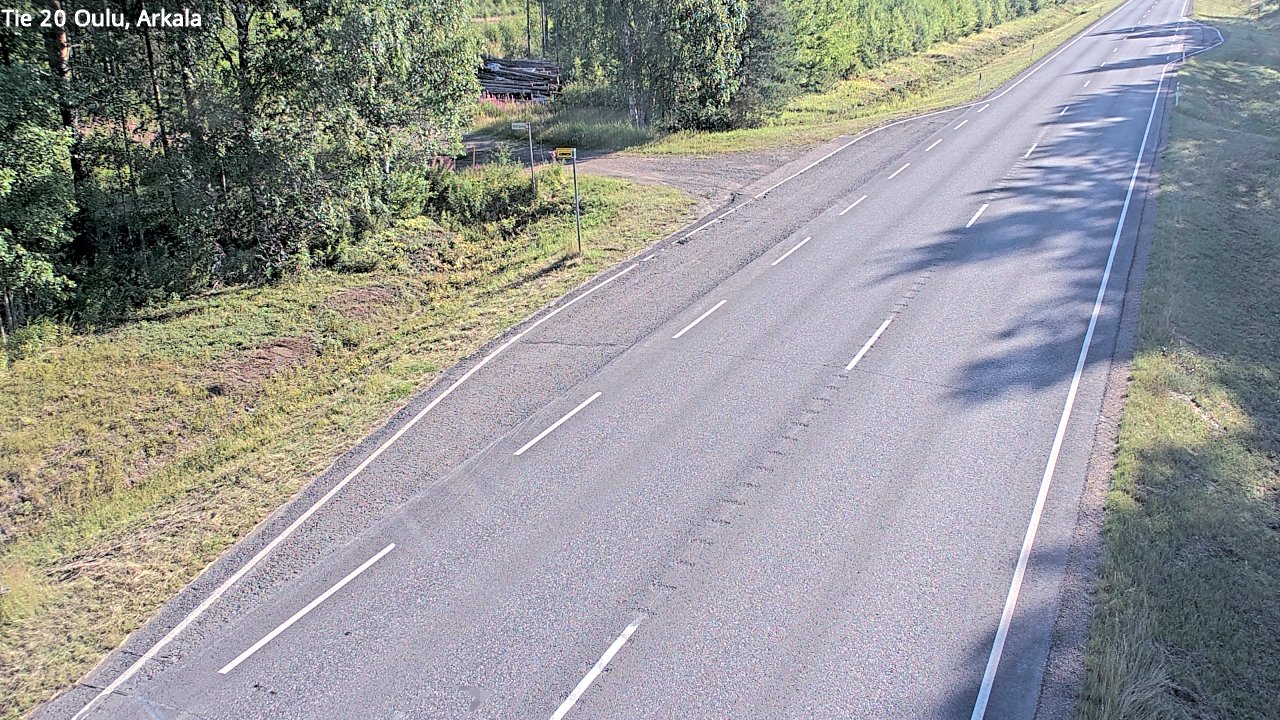 Weather Camera Image Road 20 Oulu, Arkala, Oulu, Pohjois-Pohjanmaa
