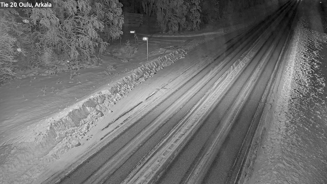 Weather Camera Image Road 20 Oulu, Arkala, Oulu, Pohjois-Pohjanmaa