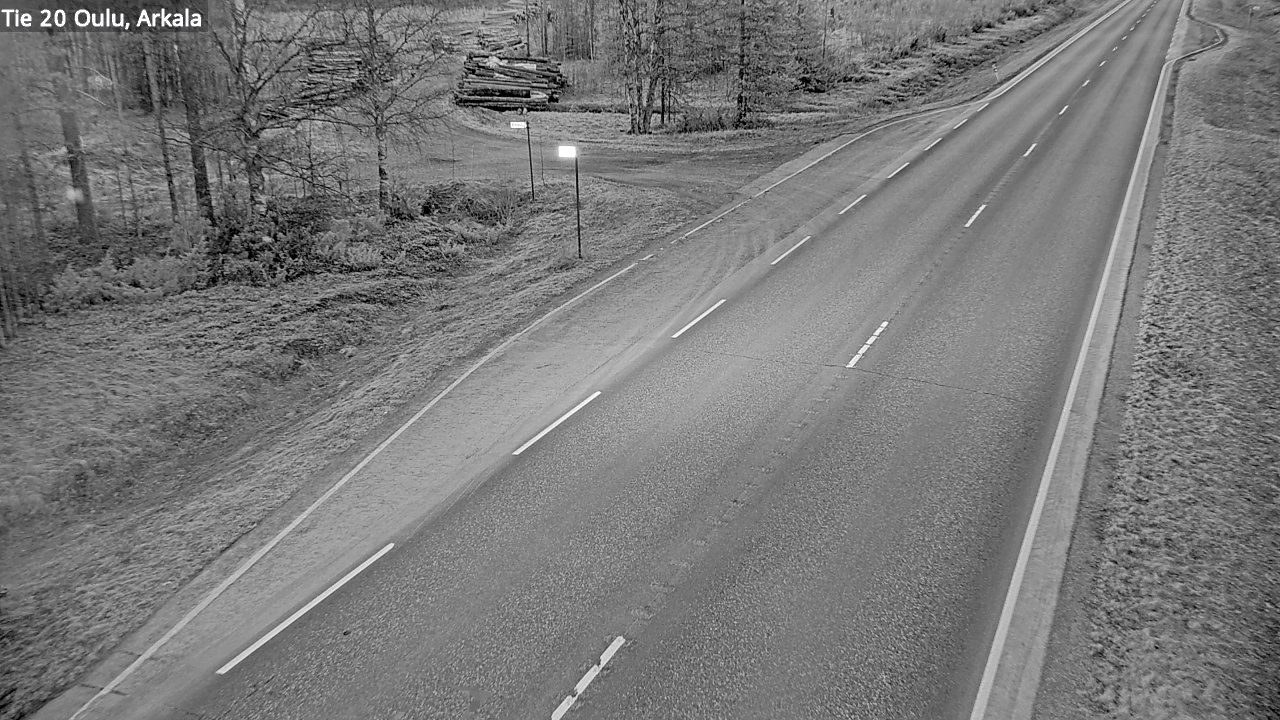 Weather Camera Image Väg 20 Oulu, Arkala, Oulu, Pohjois-Pohjanmaa