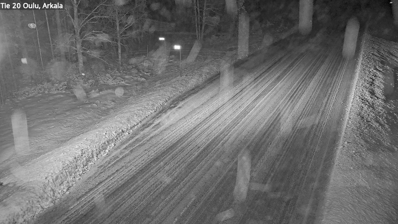 Weather Camera Image Väg 20 Oulu, Arkala, Oulu, Pohjois-Pohjanmaa