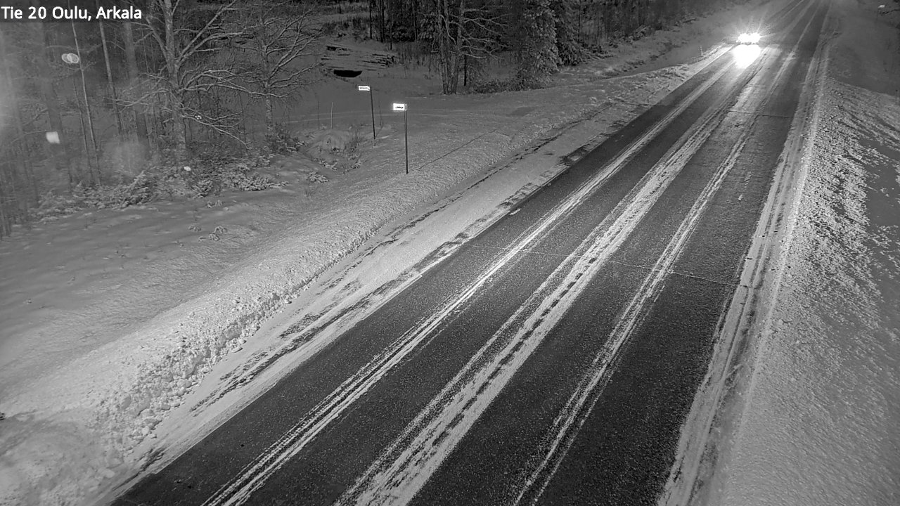 Weather Camera Image Väg 20 Oulu, Arkala, Oulu, Pohjois-Pohjanmaa