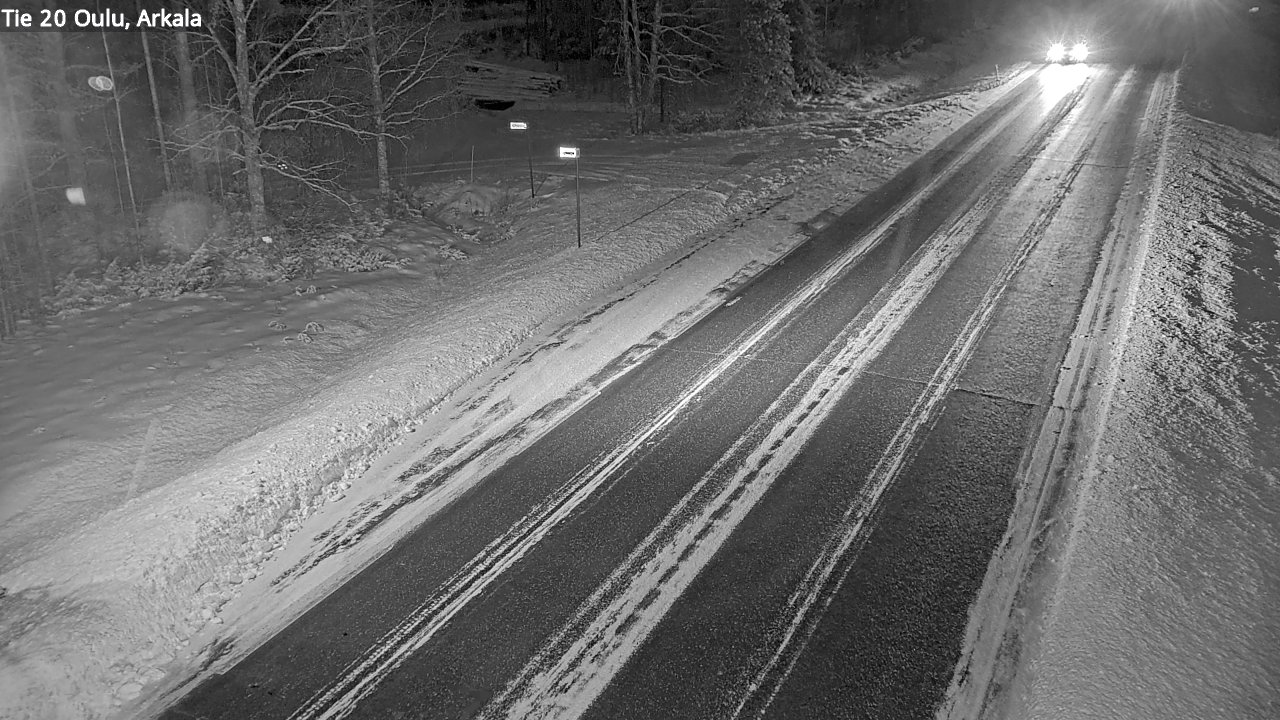 Weather Camera Image Väg 20 Oulu, Arkala, Oulu, Pohjois-Pohjanmaa