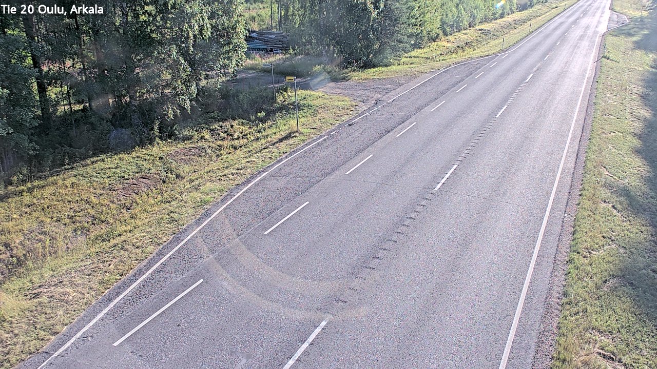 Weather Camera Image Road 20 Oulu, Arkala, Oulu, Pohjois-Pohjanmaa