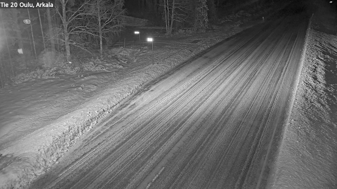 Weather Camera Image Väg 20 Oulu, Arkala, Oulu, Pohjois-Pohjanmaa
