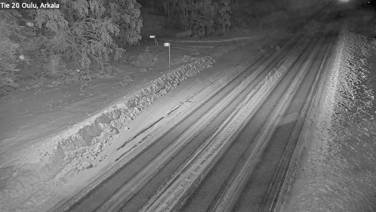 Weather Camera Image Road 20 Oulu, Arkala, Oulu, Pohjois-Pohjanmaa