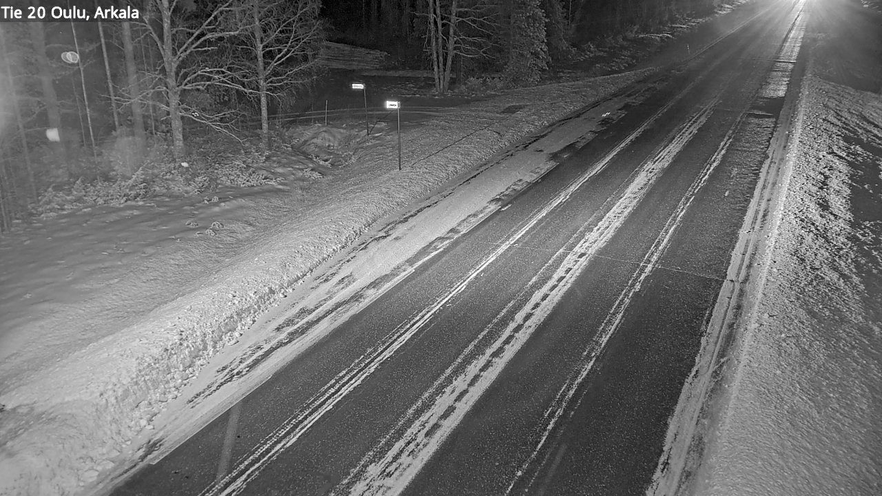 Weather Camera Image Väg 20 Oulu, Arkala, Oulu, Pohjois-Pohjanmaa