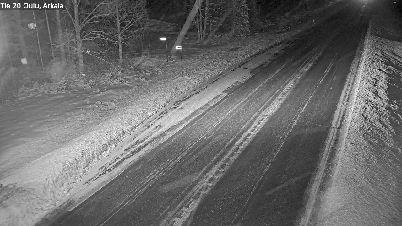 Weather Camera Image Väg 20 Oulu, Arkala, Oulu, Pohjois-Pohjanmaa