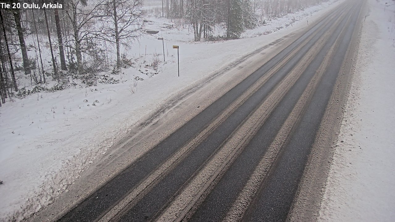 Weather Camera Image Road 20 Oulu, Arkala, Oulu, Pohjois-Pohjanmaa