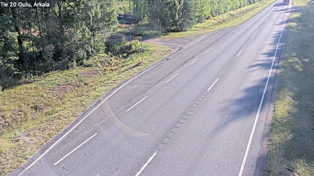 Weather Camera Image Road 20 Oulu, Arkala, Oulu, Pohjois-Pohjanmaa
