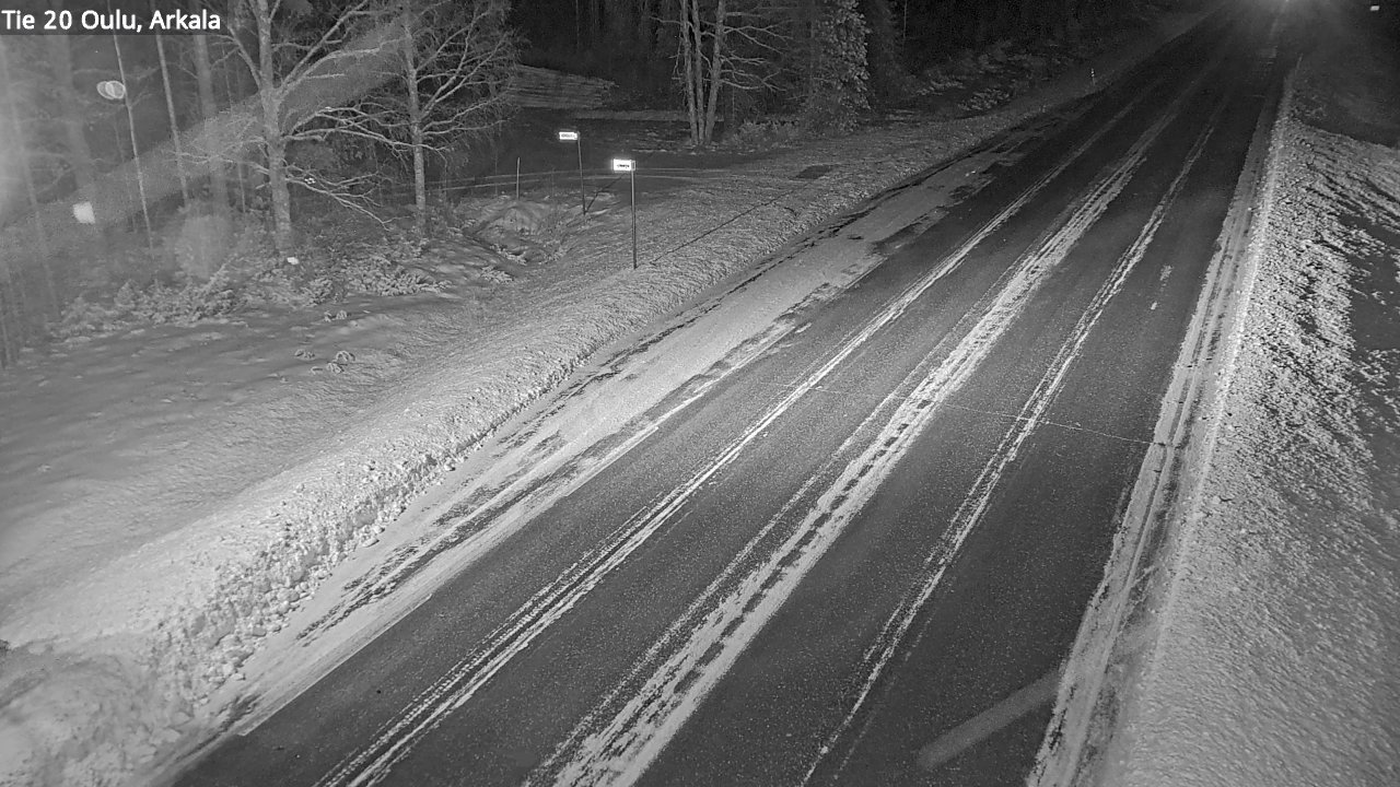 Weather Camera Image Väg 20 Oulu, Arkala, Oulu, Pohjois-Pohjanmaa