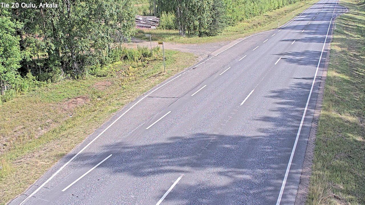 Weather Camera Image Road 20 Oulu, Arkala, Oulu, Pohjois-Pohjanmaa