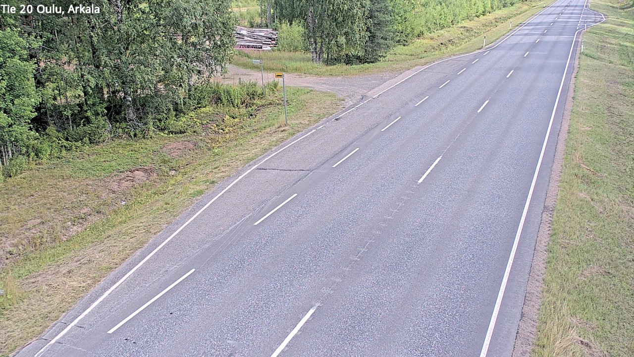 Weather Camera Image Road 20 Oulu, Arkala, Oulu, Pohjois-Pohjanmaa