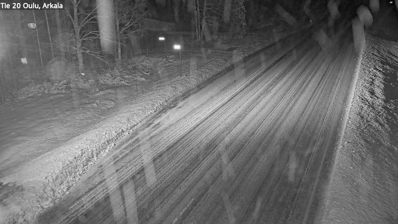 Weather Camera Image Väg 20 Oulu, Arkala, Oulu, Pohjois-Pohjanmaa