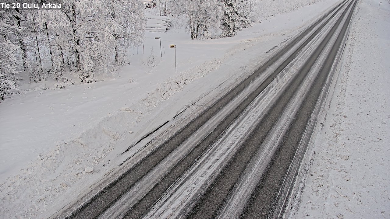 Weather Camera Image Road 20 Oulu, Arkala, Oulu, Pohjois-Pohjanmaa