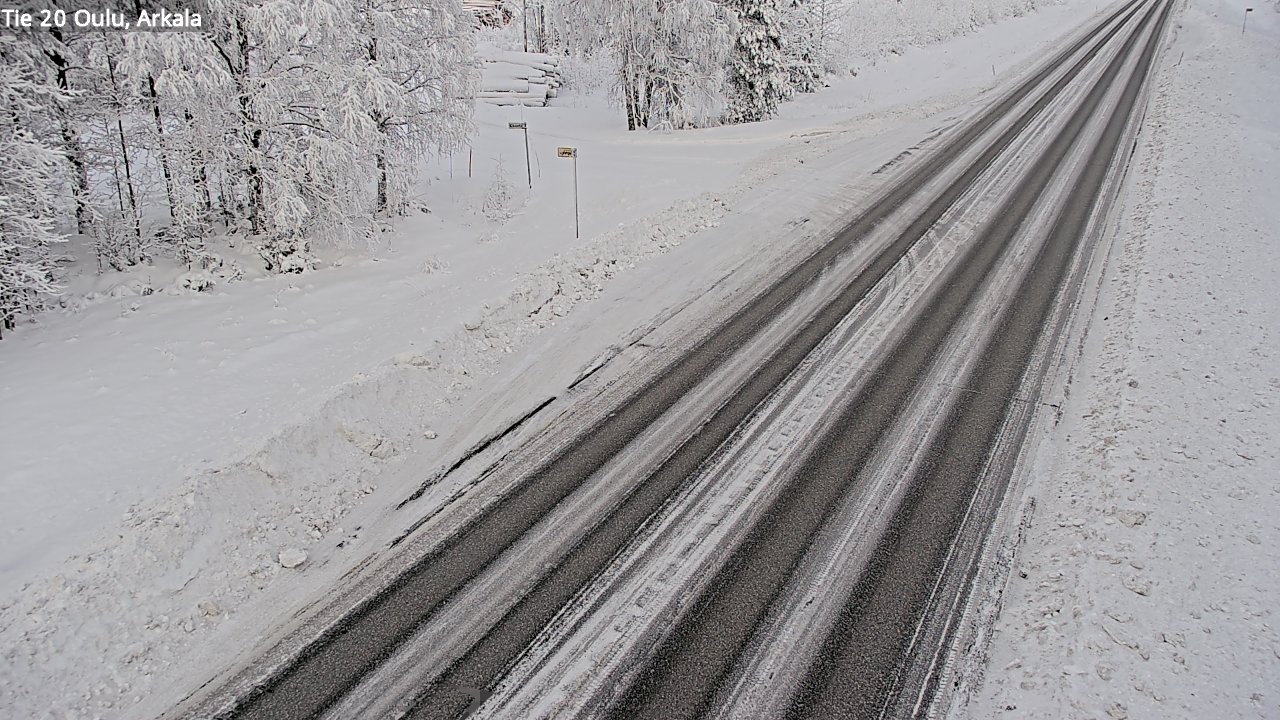 Weather Camera Image Road 20 Oulu, Arkala, Oulu, Pohjois-Pohjanmaa