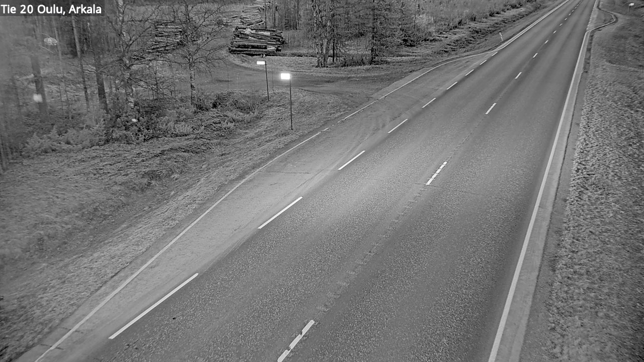 Weather Camera Image Väg 20 Oulu, Arkala, Oulu, Pohjois-Pohjanmaa