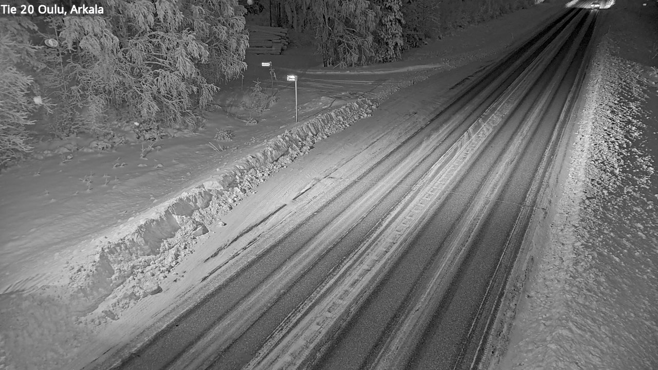 Weather Camera Image Road 20 Oulu, Arkala, Oulu, Pohjois-Pohjanmaa