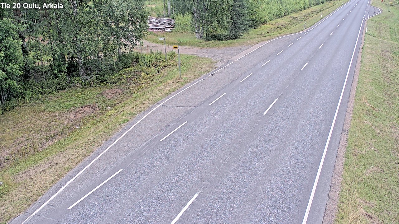 Weather Camera Image Road 20 Oulu, Arkala, Oulu, Pohjois-Pohjanmaa