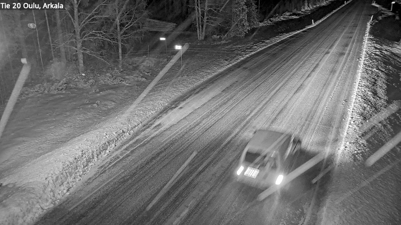 Weather Camera Image Väg 20 Oulu, Arkala, Oulu, Pohjois-Pohjanmaa