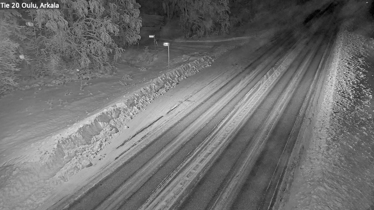 Weather Camera Image Road 20 Oulu, Arkala, Oulu, Pohjois-Pohjanmaa