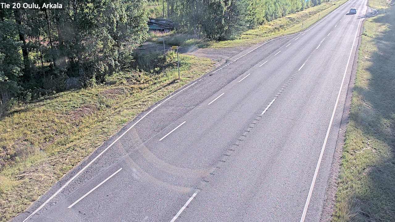 Weather Camera Image Road 20 Oulu, Arkala, Oulu, Pohjois-Pohjanmaa