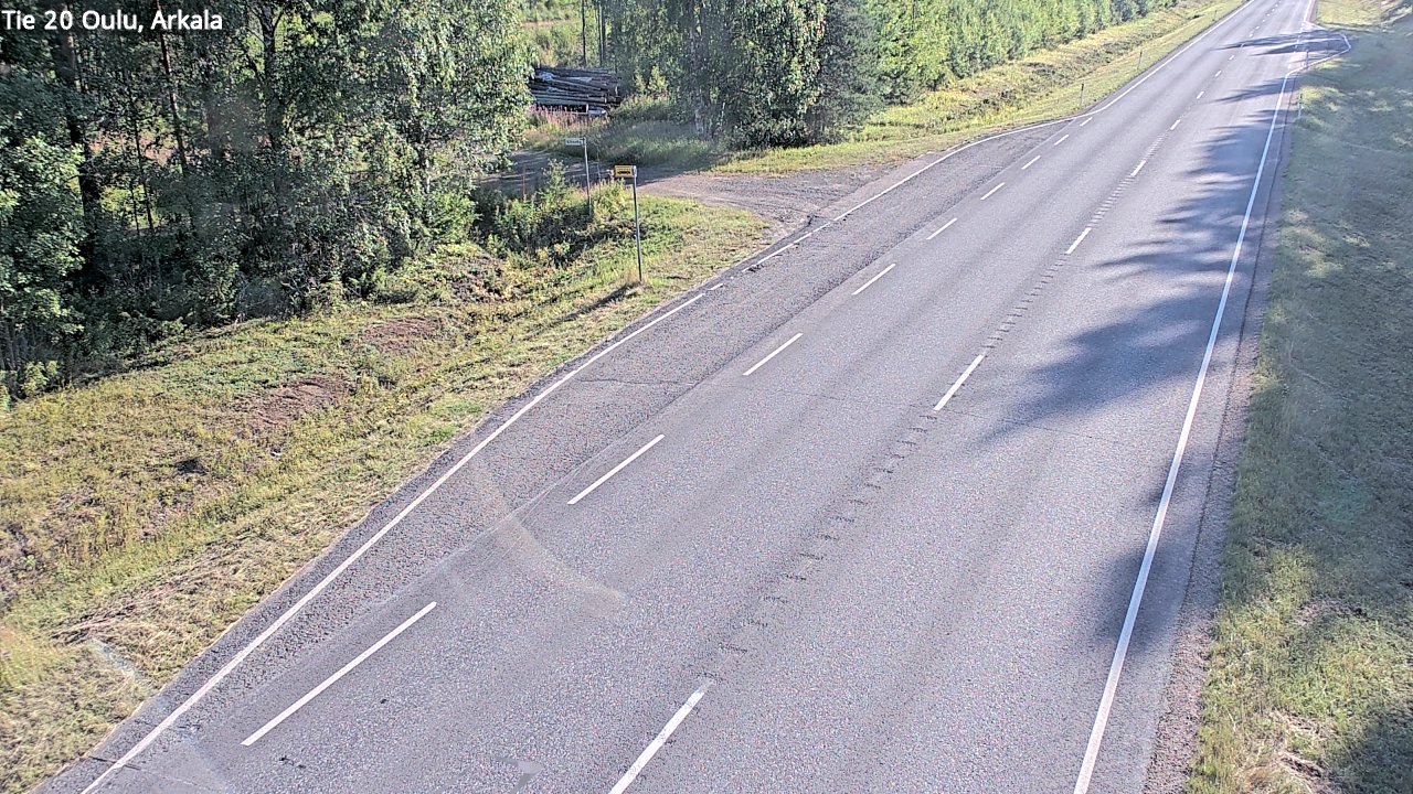 Weather Camera Image Road 20 Oulu, Arkala, Oulu, Pohjois-Pohjanmaa
