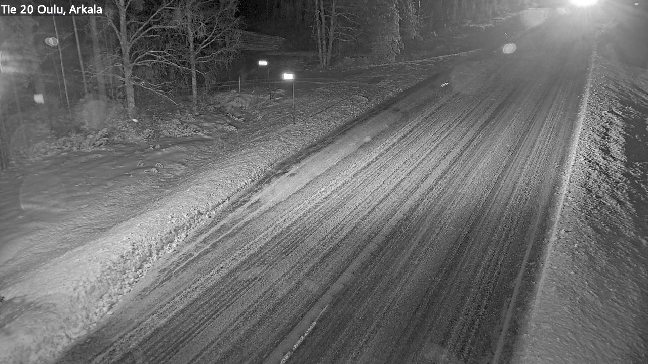 Weather Camera Image Väg 20 Oulu, Arkala, Oulu, Pohjois-Pohjanmaa