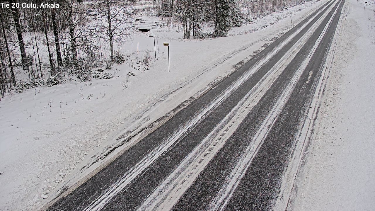 Weather Camera Image Väg 20 Oulu, Arkala, Oulu, Pohjois-Pohjanmaa