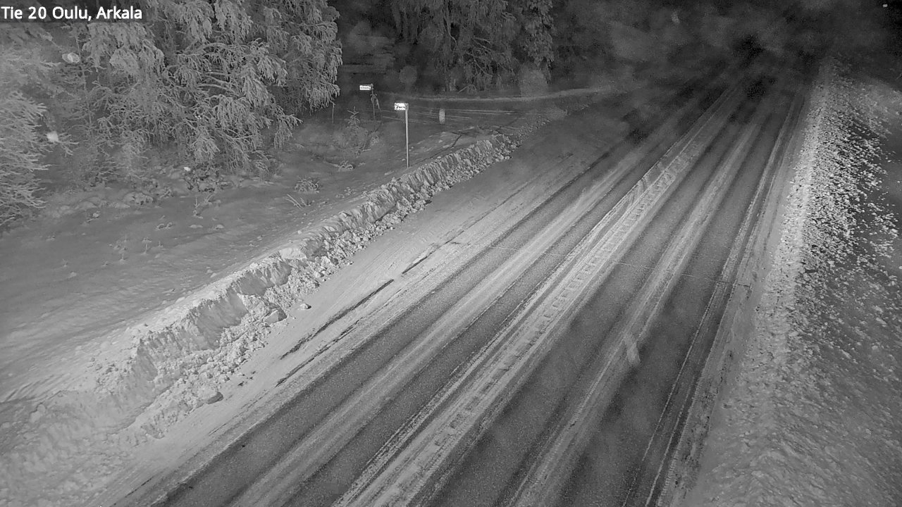 Weather Camera Image Road 20 Oulu, Arkala, Oulu, Pohjois-Pohjanmaa