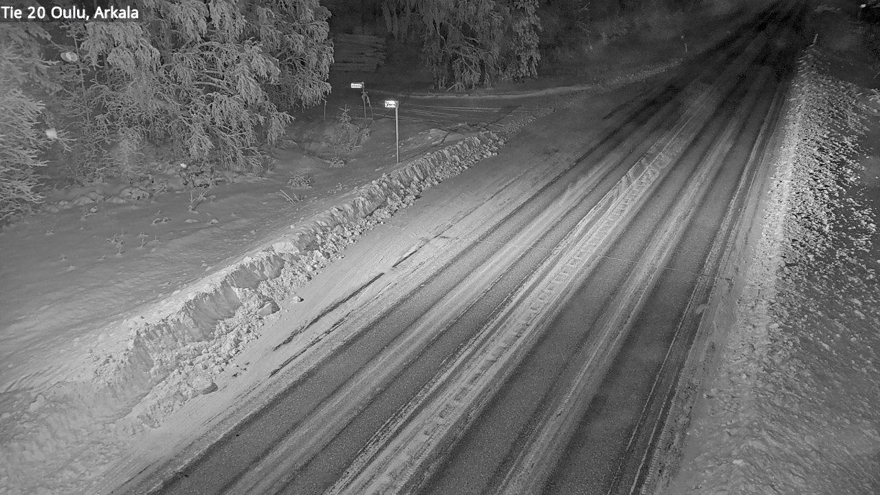 Weather Camera Image Road 20 Oulu, Arkala, Oulu, Pohjois-Pohjanmaa