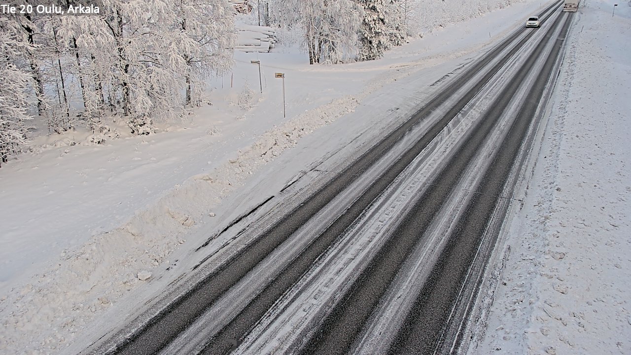 Weather Camera Image Road 20 Oulu, Arkala, Oulu, Pohjois-Pohjanmaa