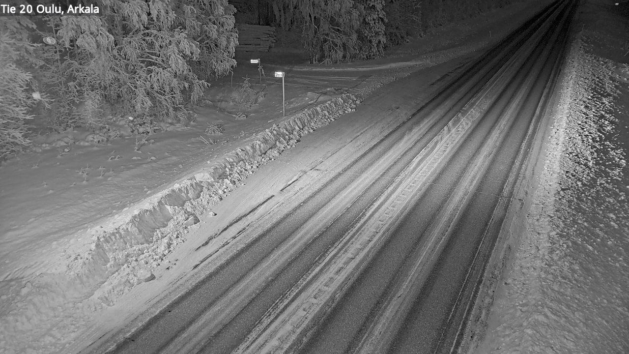 Weather Camera Image Road 20 Oulu, Arkala, Oulu, Pohjois-Pohjanmaa
