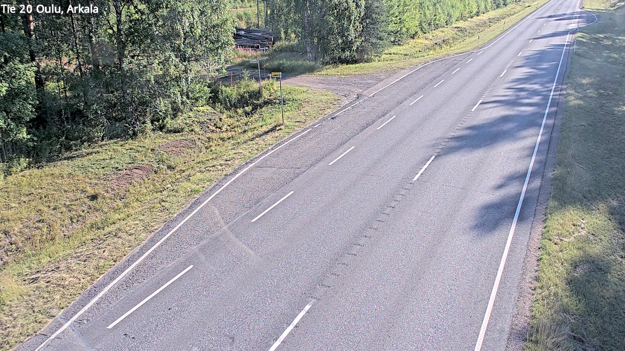 Weather Camera Image Road 20 Oulu, Arkala, Oulu, Pohjois-Pohjanmaa